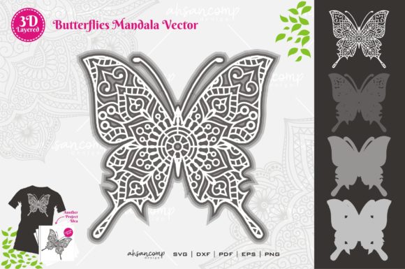 Butterflies 12 Mandala SVG 3D Layered: A Practical Guide to Using Digital Art in Real Projects