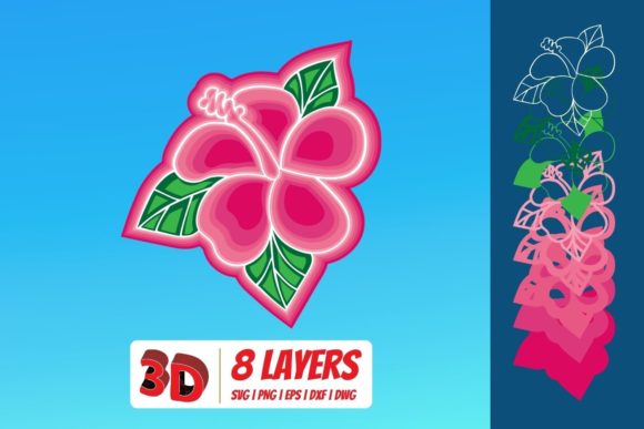 Evaluating the 3D Hibiscus SVG for Digital Crafting Projects