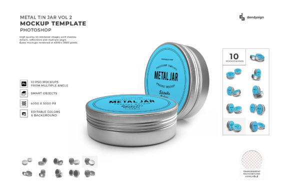 Mastering Premium Packaging: A Deep Dive into the Metal Tin Jar 3D Mockup Bundle Vol 2
