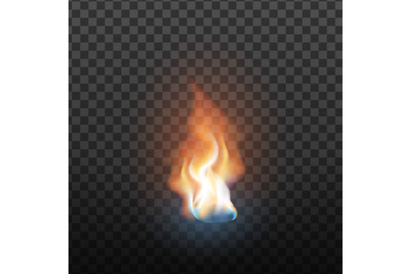 Realistic Design Burning Blaze Element: Elevating Visual Impact with Fiery Precision