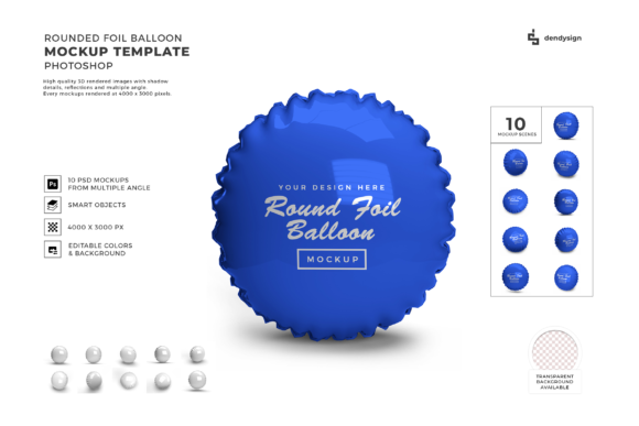 The Strategic Value of the Rounded Foil Balloon 3D Mockup Bundle in Modern Design Workflows